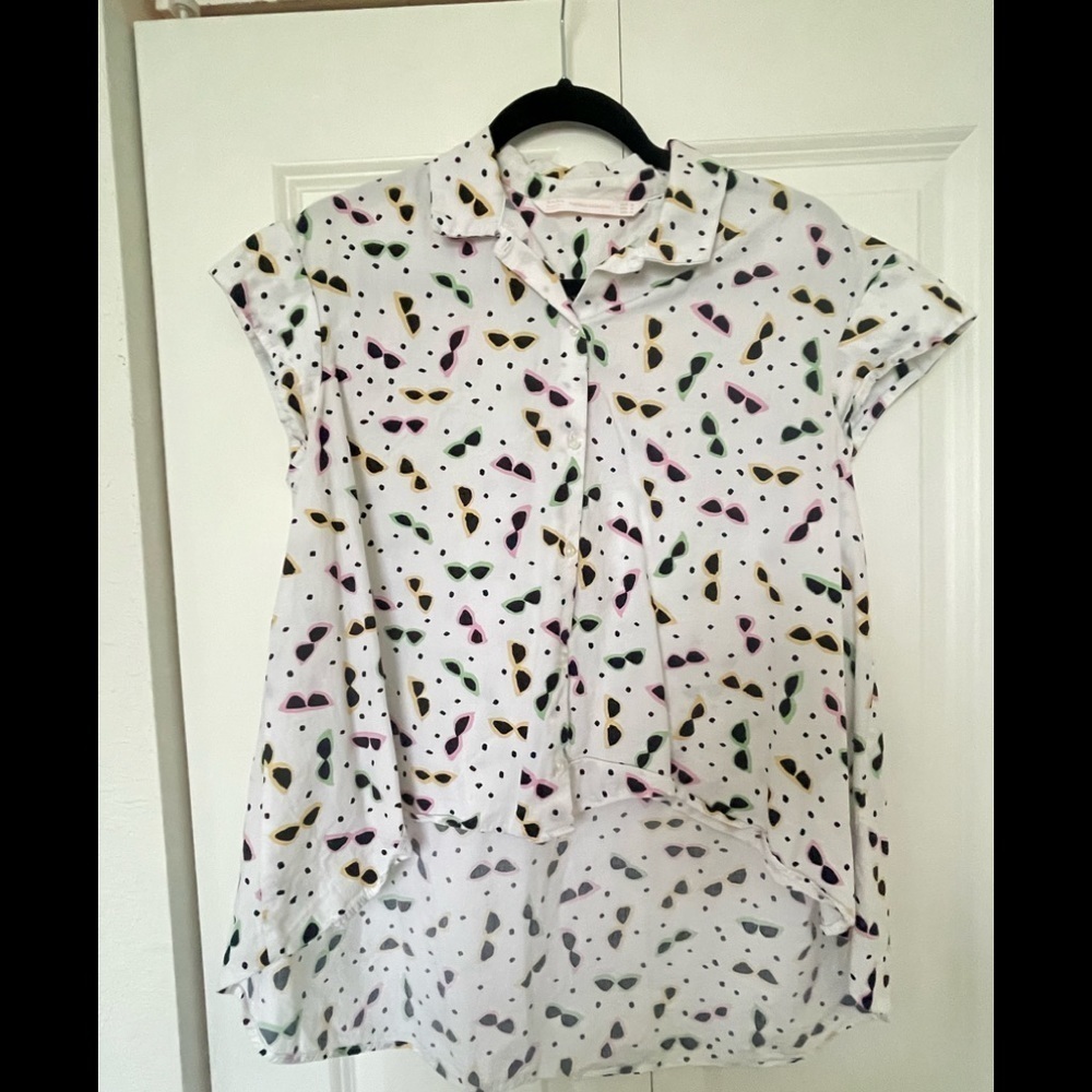 Zara Cap sleeve shirt - Picture 5 of 10